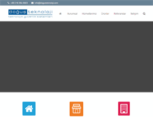 Tablet Screenshot of dogusteknoloji.com